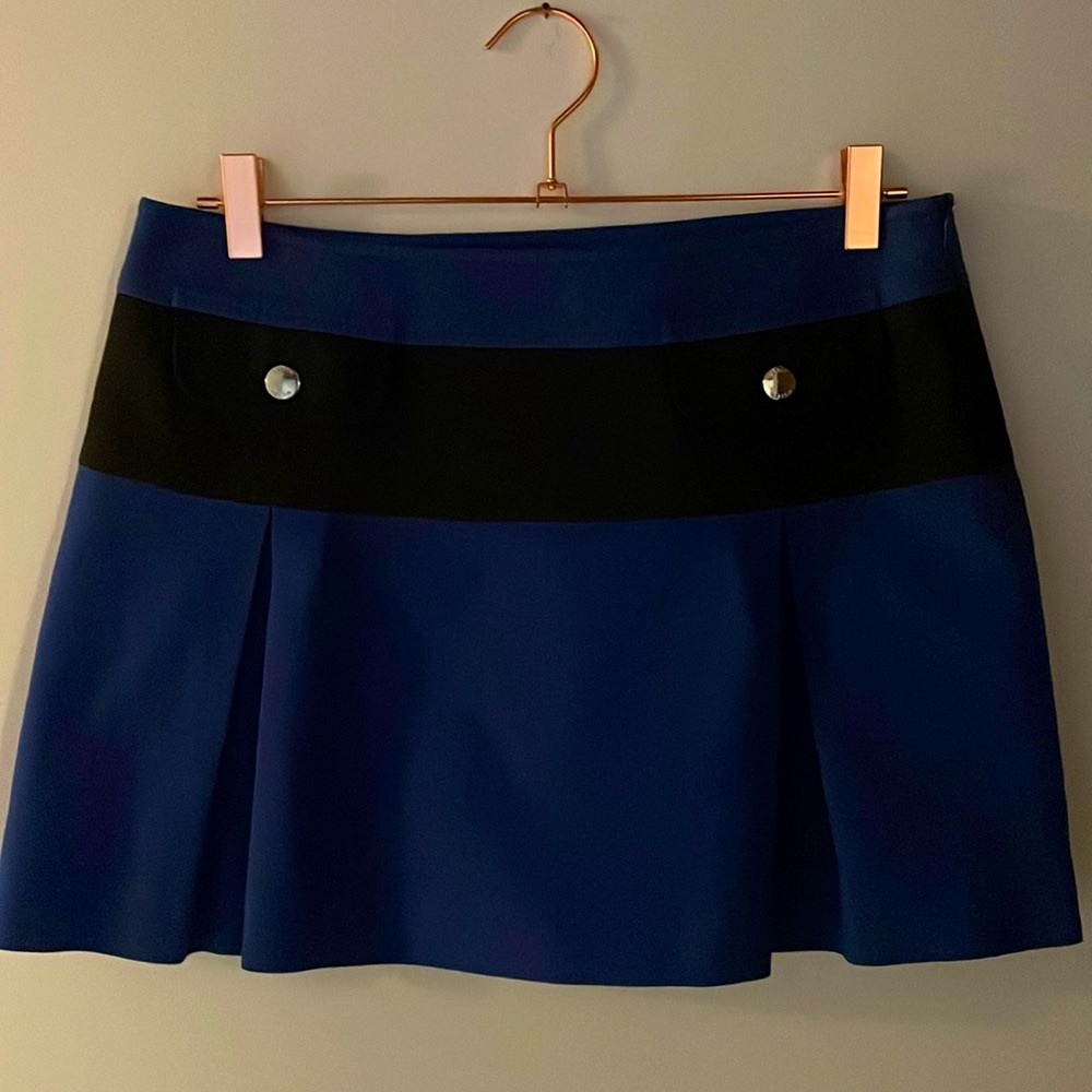 Karen Millen Royal Blue Mini Skirt